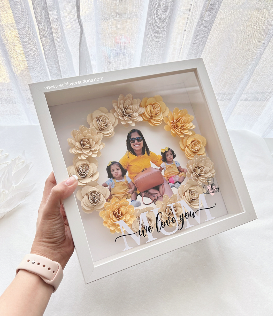 Flower Shadow Box Frame