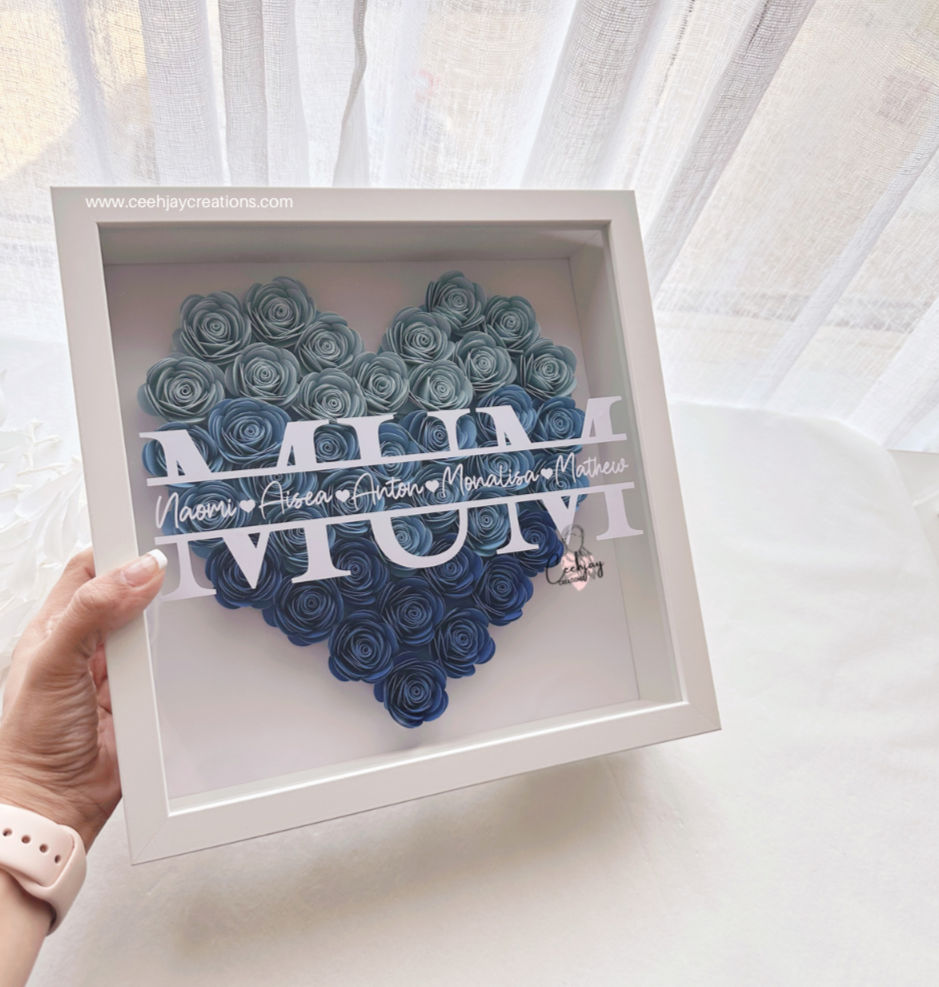 Flower Shadow Box Frame