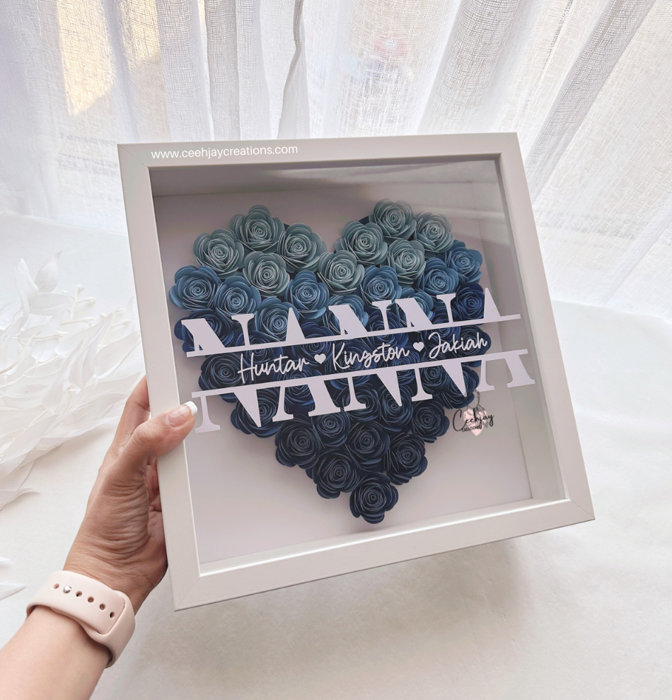 Flower Shadow Box Frame