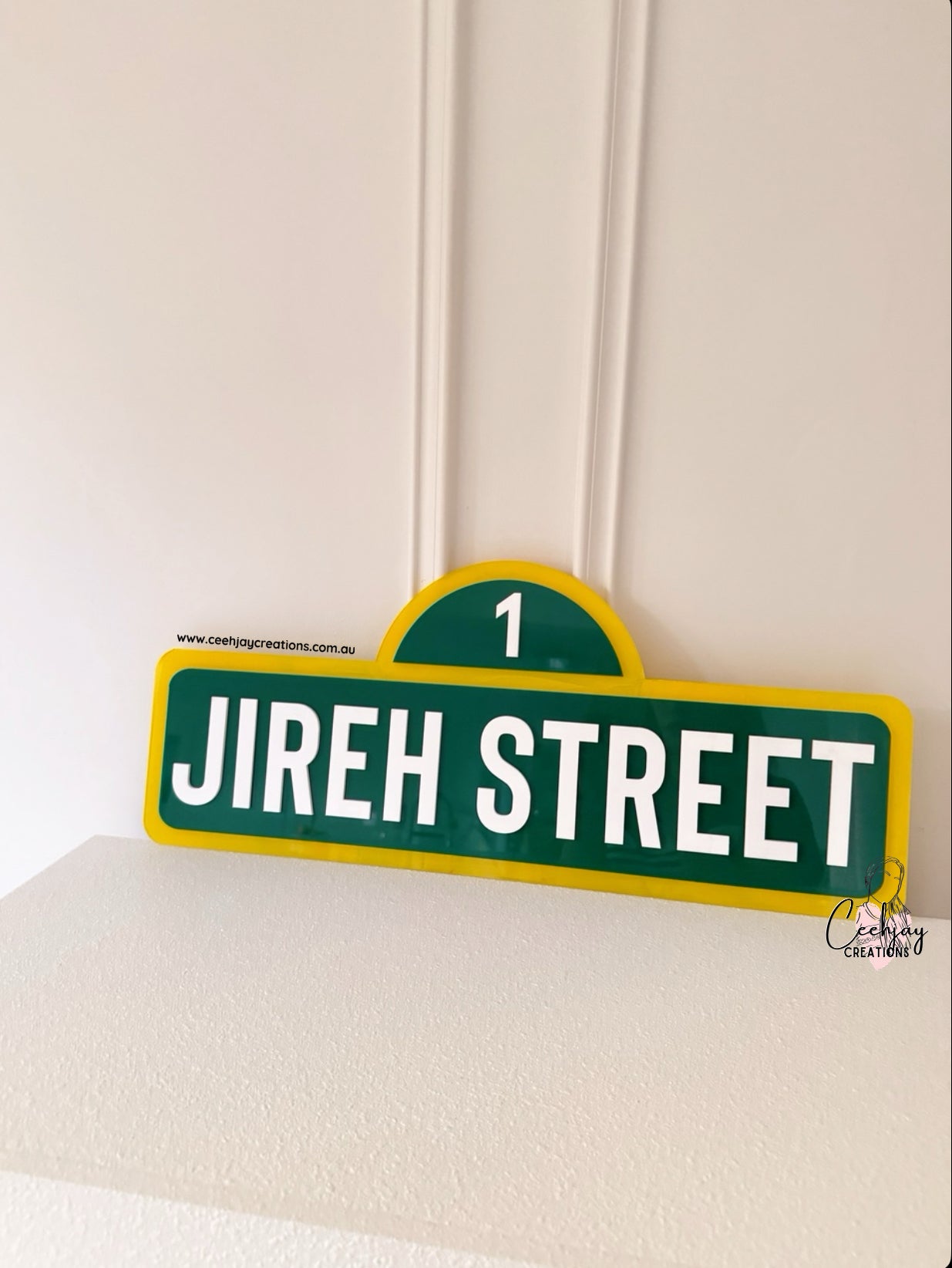 3D Acrylic Name Sign