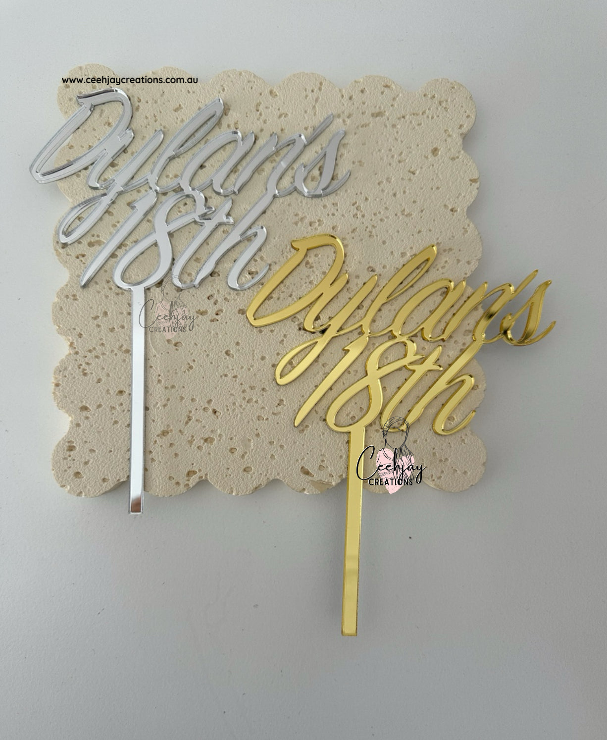 Cake Topper/Fropper - Single Layer