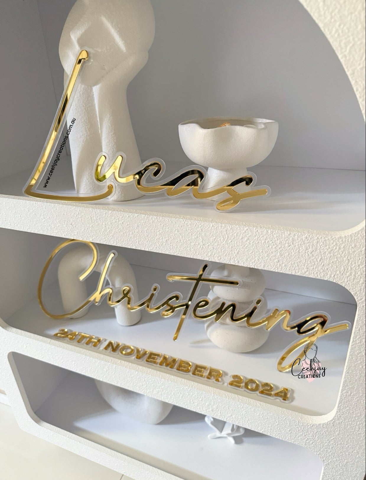 3D Acrylic Name Sign