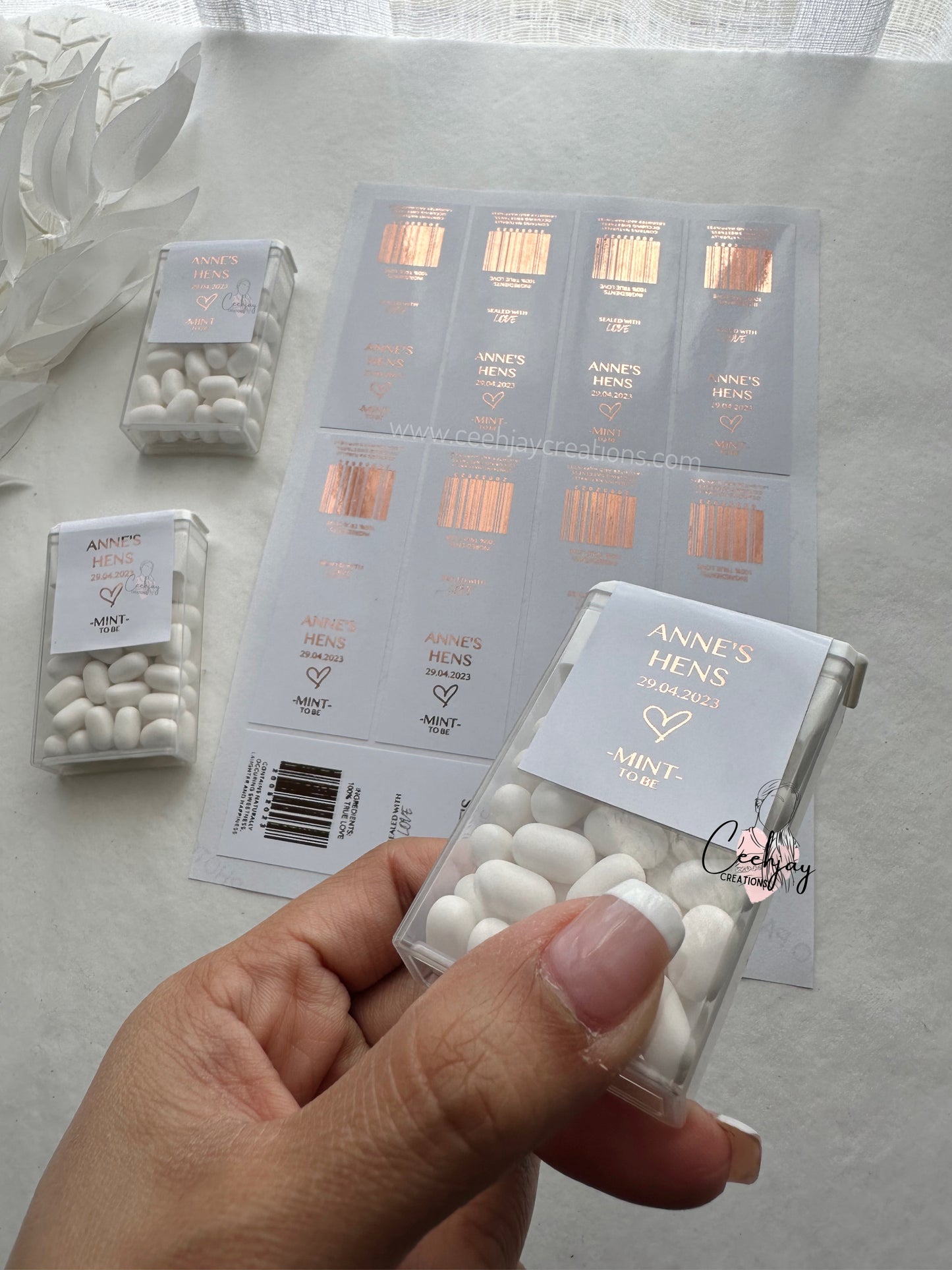 Tic Tac Favors