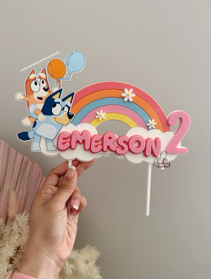 Bluey Cake Topper