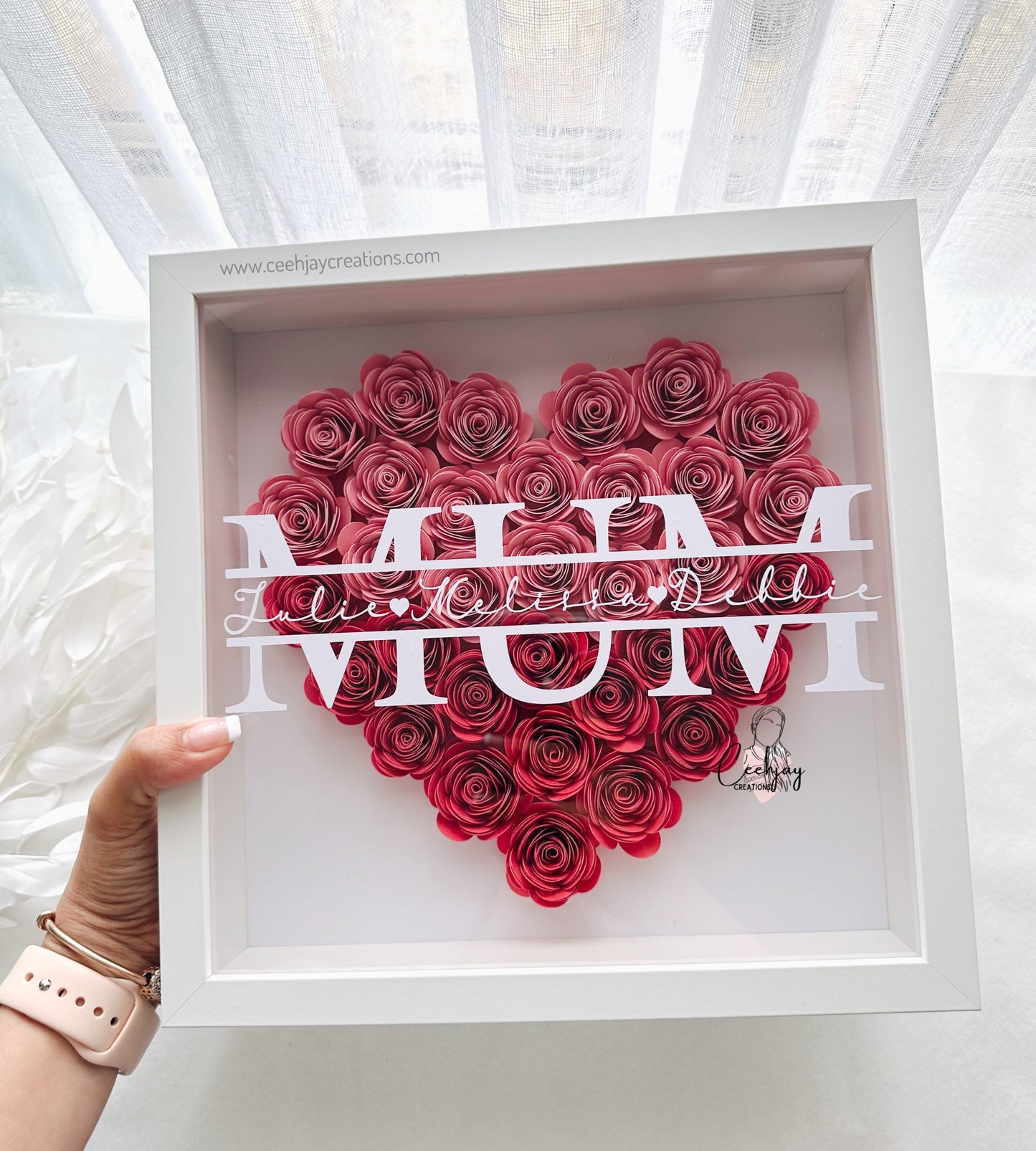 Flower Shadow Box Frame