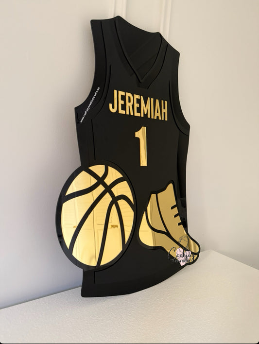 Acrylic Basketball Name Sign