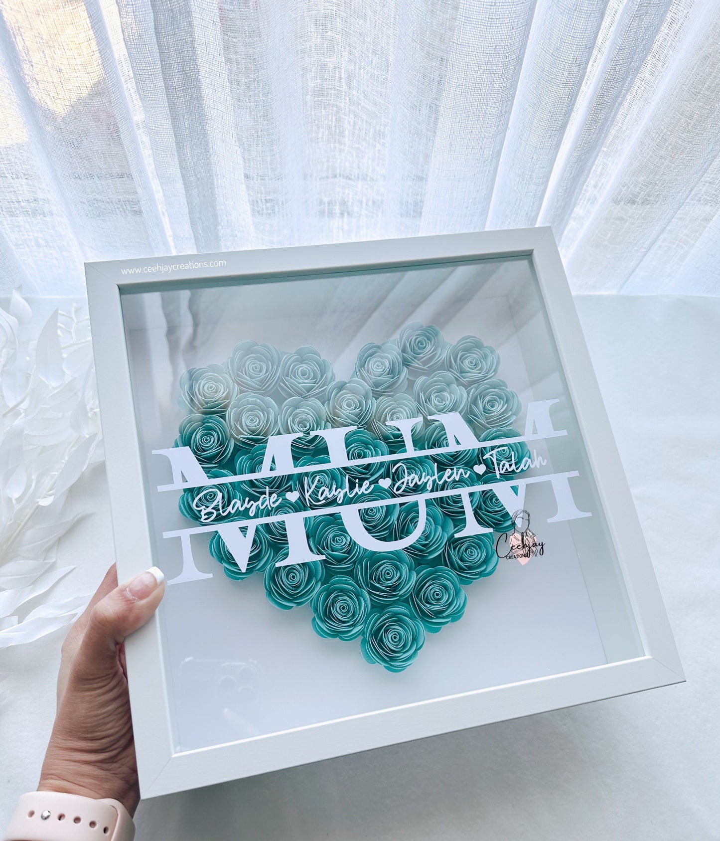 Flower Shadow Box Frame