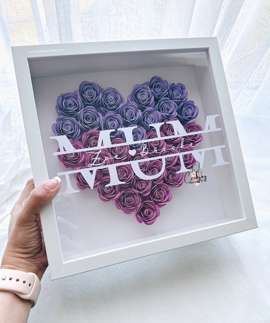 Flower Shadow Box Frame