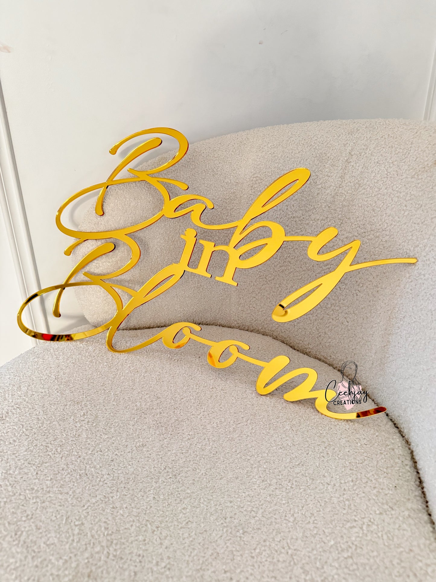 Name Sign - Single Layer