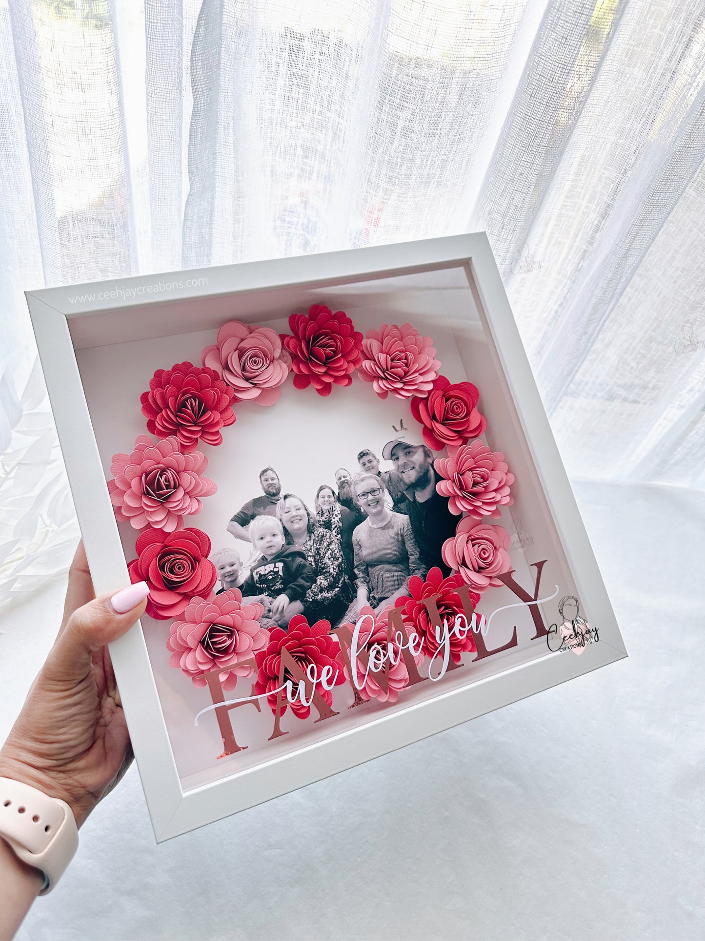 Flower Shadow Box Frame