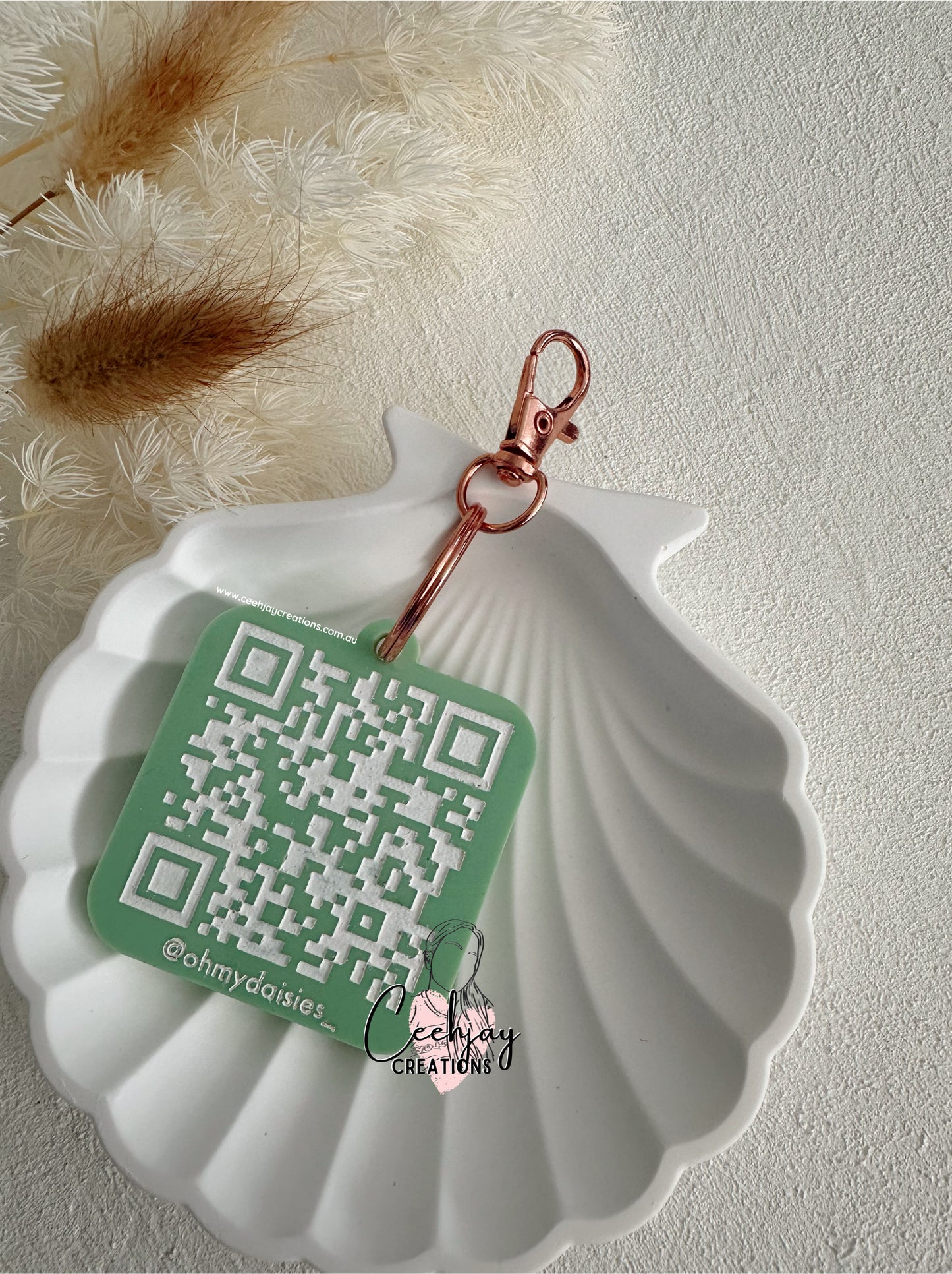 QR Code Keychain