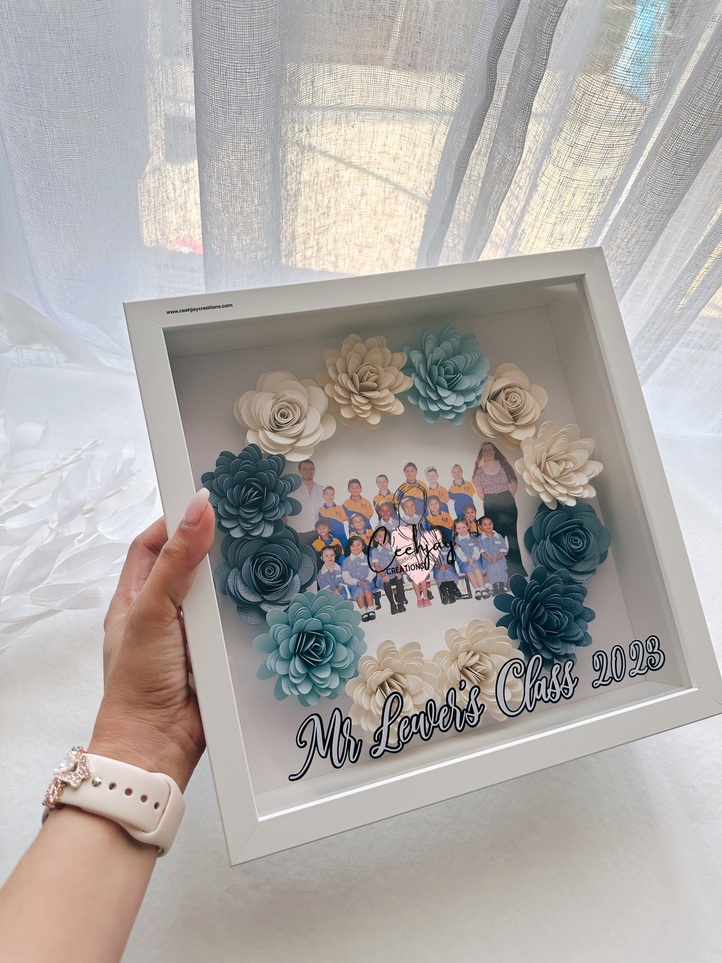 Flower Shadow Box Frame