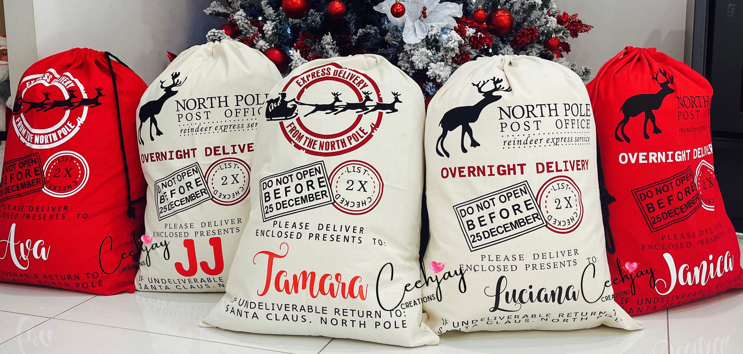 Christmas Santa Sacks