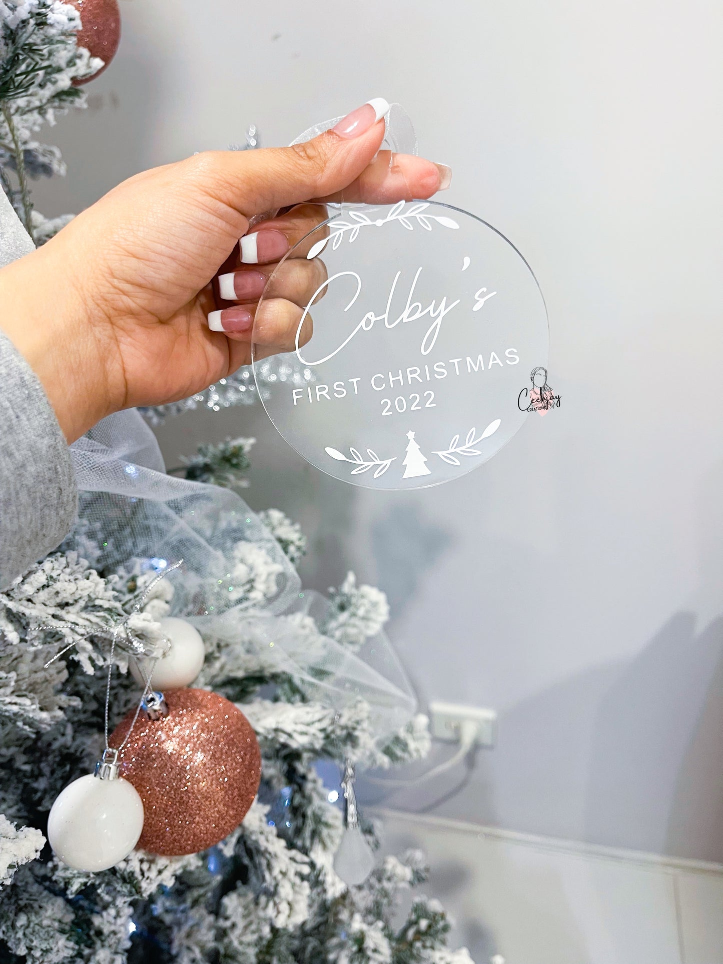 Decal Acrylic Baubles