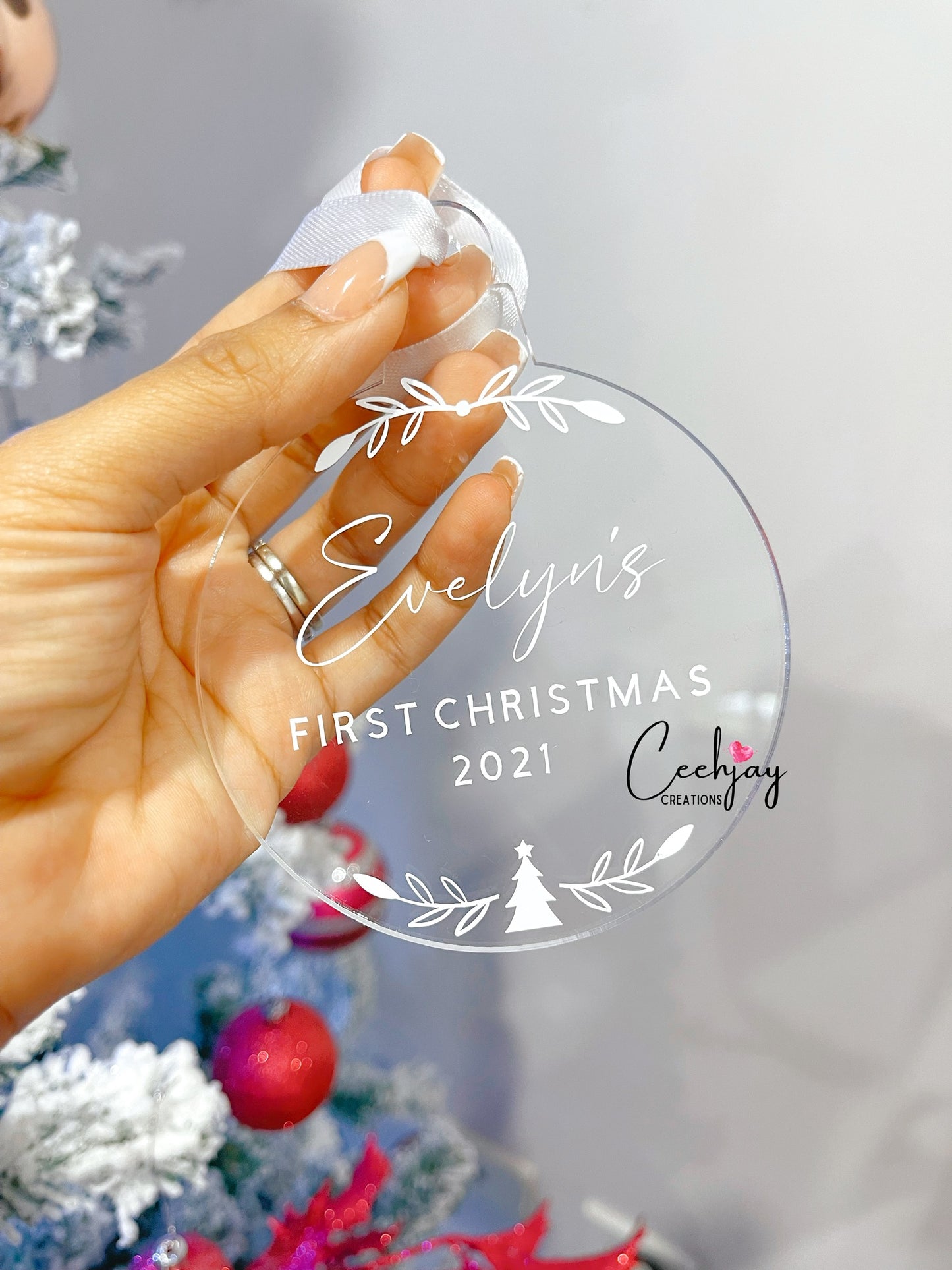 Decal Acrylic Baubles