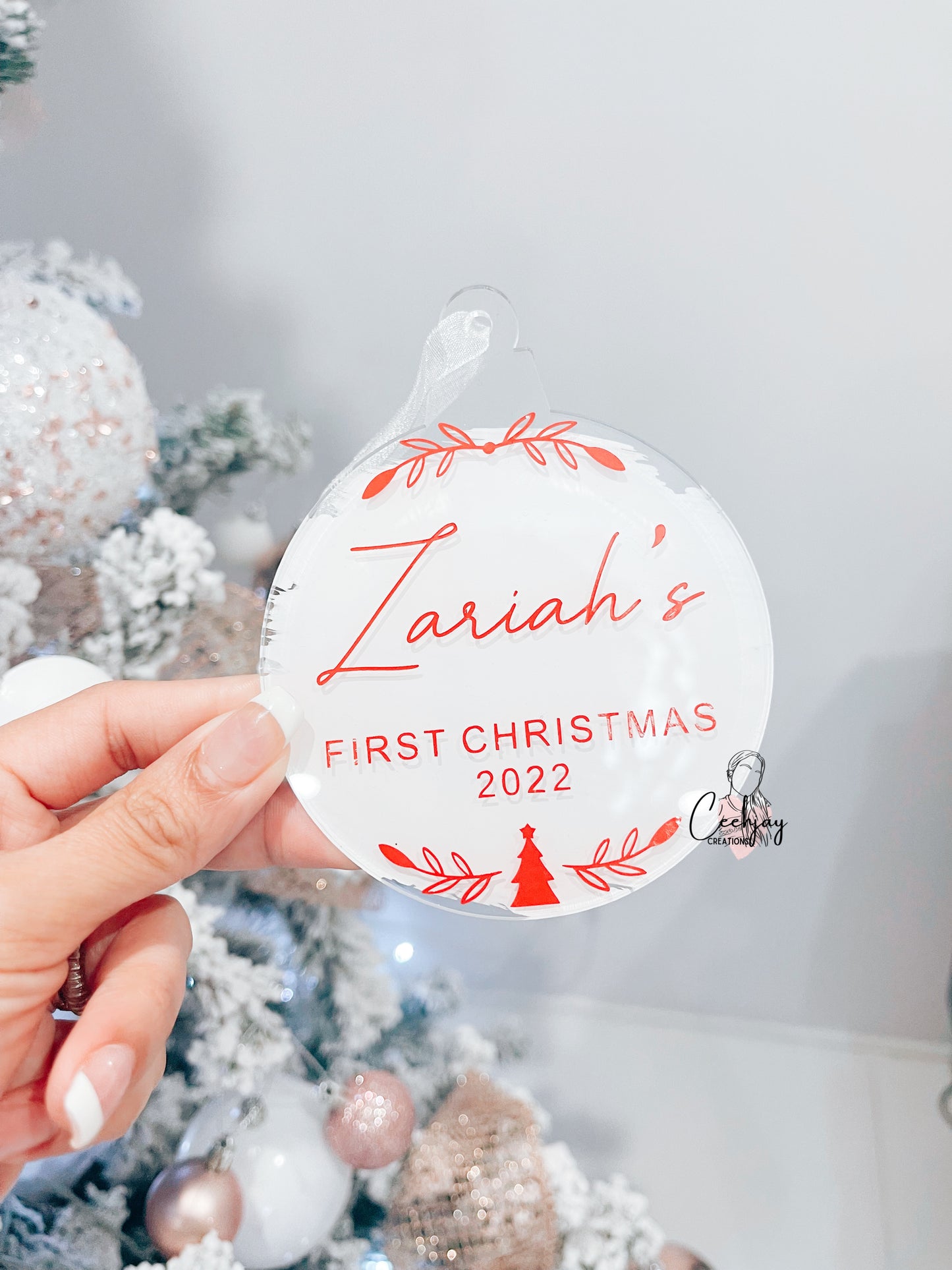 Decal Acrylic Baubles