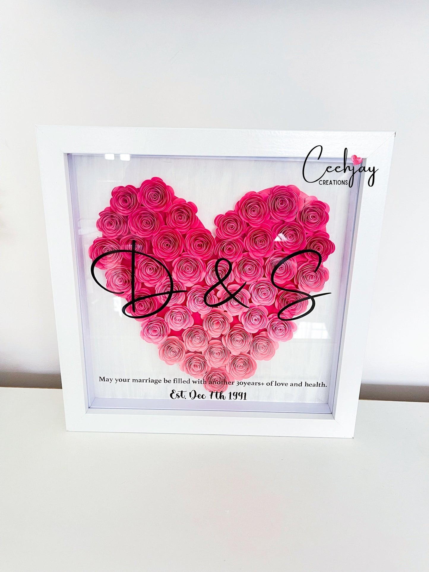 Flower Shadow Box Frame