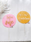 Cake Toppers with Vinyl Decals